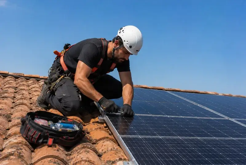 Maintenance et monitoring de panneaux solaires à Savigny