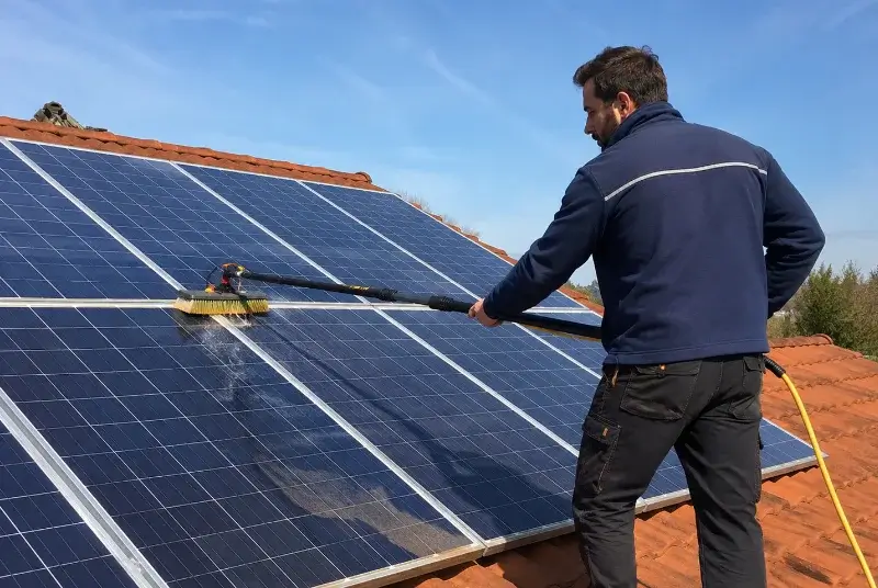 Nettoyage et entretien de panneaux solaires à Savigny